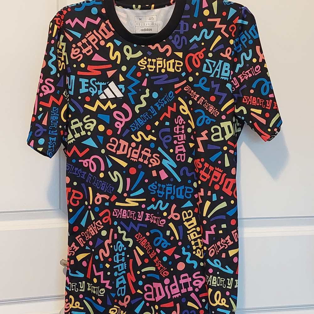Adidas MLS Preshi Hispanic Heritage Month Mens Jersey Size M Multi-Color